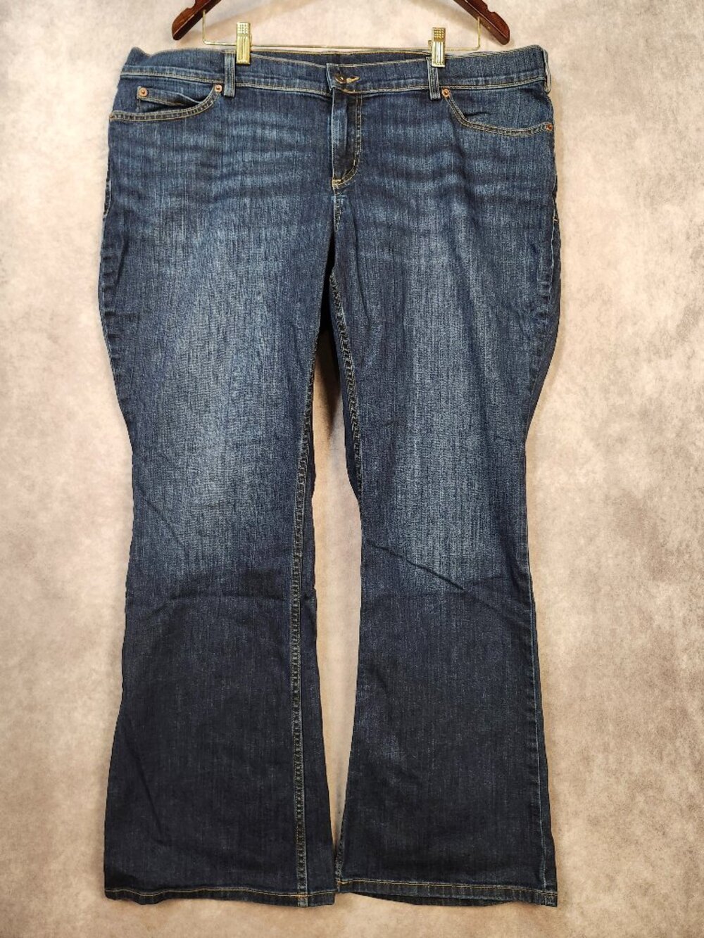Duluth Dark Wash Bootcut Jeans Plus Size 20